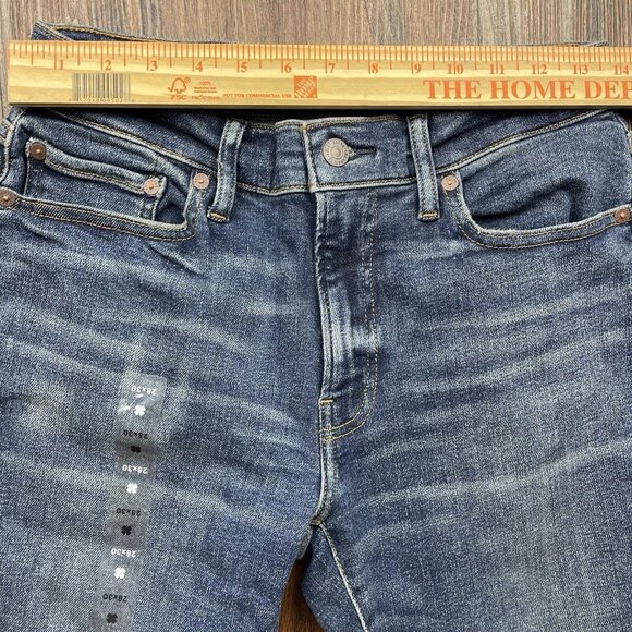 Lucky Brand 411 JEANS MENS 28X30 BLUE Athletic Taper Stretch Denim - Picture 7 of 11